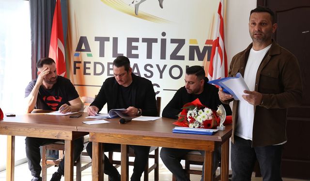 KKTC Atletizm Federasyonu'nun olağan genel kurulu gerçekleştirildi