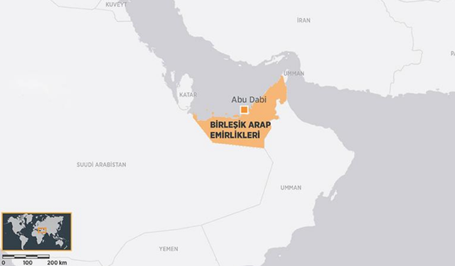 BAE Savunma Bakanlığı, İran'dan füze ve İHA'larla saldırı düzenlendiğini açıkladı