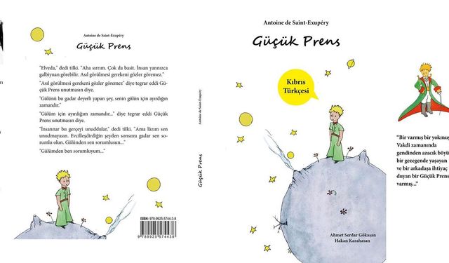 Güçük Prens-Kıbrıs Türkçesi kitabının 5'inci baskısı çıktı