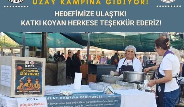 İlder Girne Belediyesi İzcileri, İzmir'de düzenlenecek Uzay Kampı'na katılacak