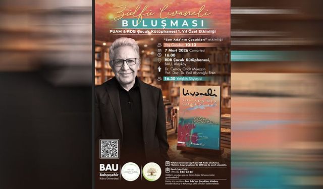 Zülfü Livaneli, Bahçeşehir Kıbrıs Üniversitesi'nde okurlarla buluşacak