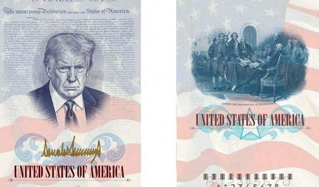 ABD, kuruluşunun 250. yılı anısına Trump'ın görselinin yer aldığı pasaportlar basacak