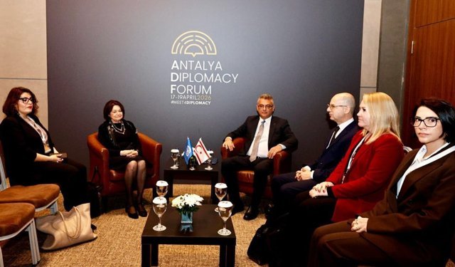 Cumhurbaşkanı Erhürman, DiCarlo ile görüştü