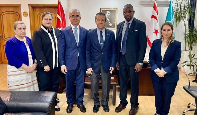 Dışişleri Bakanı Ertuğruloğlu, IPHRC Başkanı Dr. Guida'yı kabul etti