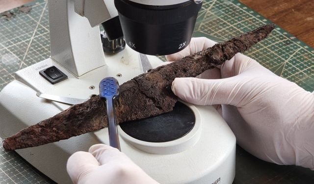 Hadrianopolis Antik Kenti'nde 1500 yıllık bıçaklar gün yüzüne çıkarıldı
