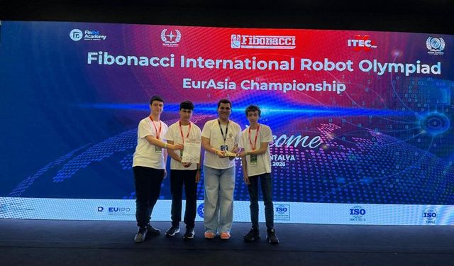 KKTC'li öğrenciler Antalya'da Fibonacci EuroAsia Championship'te dereceye girdi