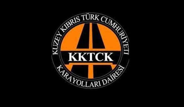 Lefkoşa-Girne ana yolunda yol çalışması: