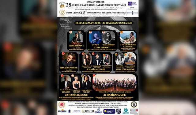 Kuzey Kıbrıs Uluslararası Bellapais Müzik Festivali pazartesi günü başlıyor