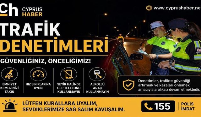 Üç ilçede eş zamanlı asayiş ve trafik denetimleri yapıldı