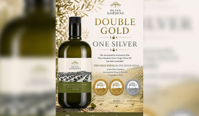 Vadili bölgesinde üretim yapan Oliva Gardens, İstanbul'daki uluslararası yarışmadan 3 ödülle döndü