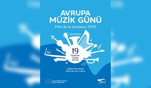 AB Bilgi Merkezi, Avrupa Müzik Günü'nü Lefkoşa'da açık hava konseriyle kutluyor