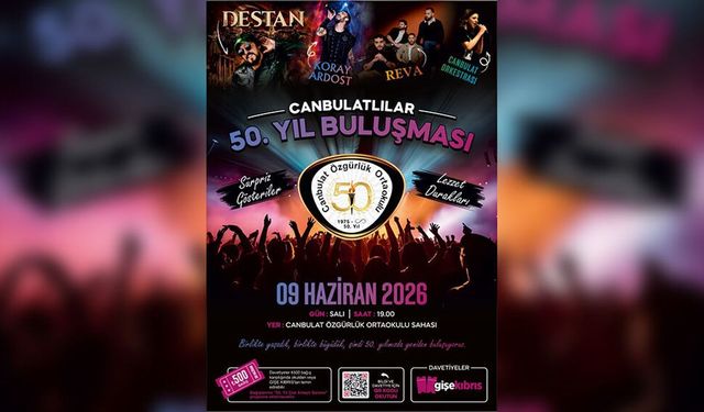 Canbulat Ortaokulu mezunları yarın akşam bir araya geliyor