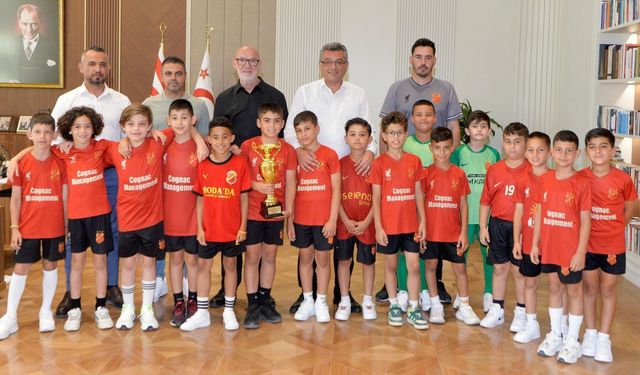 Çetinkaya'dan Erhürman'a Ziyaret