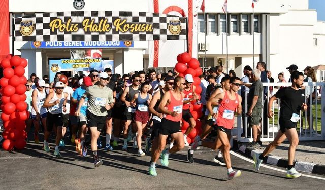 Dördüncü Geleneksel Polis Halk Koşusu yapıldı