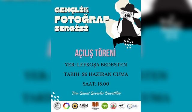 Gençlik Fotoğraf Sergisi cuma günü Lefkoşa Bedesten'de açılıyor