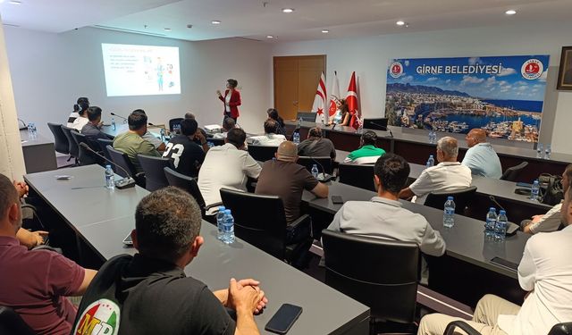 Girne Belediyesi 'Gıda Hijyeni ve Güvenliği Eğitimi' tamamlandı