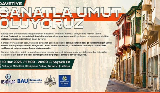 'Sanatla Umut Oluyoruz' sergisi Saçaklı Ev'de açılıyor