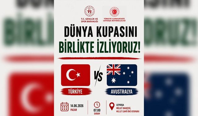 Türkiye-Avustralya maçı Millet Bahçesi'nde dev ekranda izlenecek