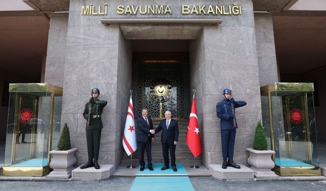 Üstel, Ankara'da Türkiye Milli Savunma Bakanı Güler ile görüştü