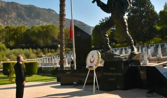 Boğaz Şehitliği'nde 15 Temmuz töreni düzenlendi