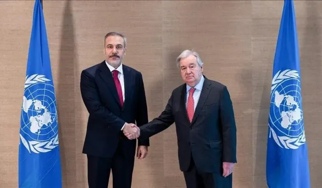 Fidan, BM Genel Sekreteri Guterres'le telefonda görüştü