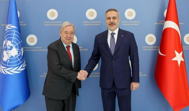 Fidan, Guterres ile telefonda görüştü