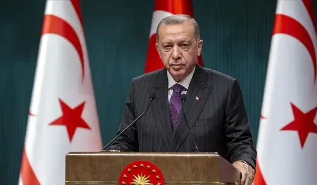 TC Cumhurbaşkanı Erdoğan: 'Kıbrıs Türk halkını haklı mücadelesinde asla yalnız bırakmayacağız'