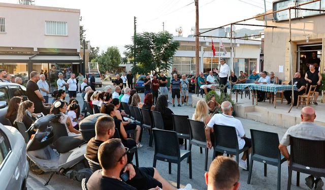 Cumhurbaşkanı Erhürman, Boğazköy, Dikmen ve Taşkent'i ziyaret etti