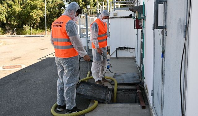 Güzelyurt Belediyesi ilaçlama çalışmalarına devam ediyor