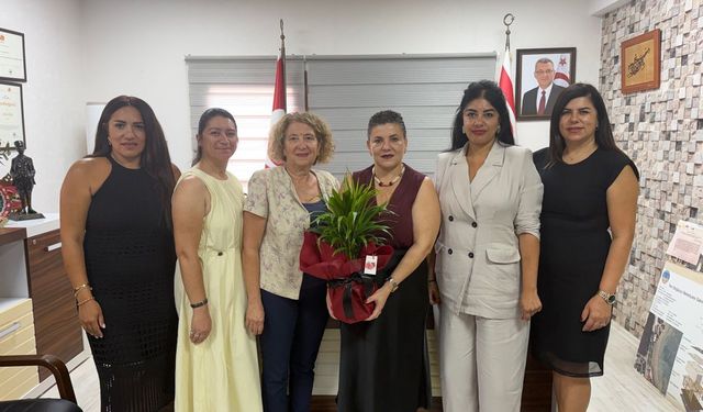 İKD heyeti Yeniboğaziçi Belediye Başkan Vekili Beyköylü'yü ziyaret etti