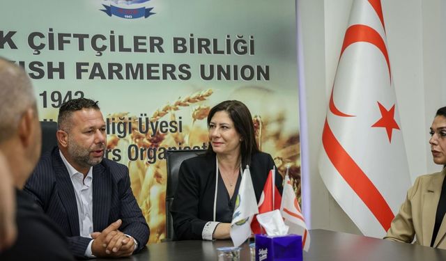 CTP, Kıbrıs Türk Çiftçiler Birliği'ni ziyaret etti: Planlı bir tarım politikası izleyeceğiz