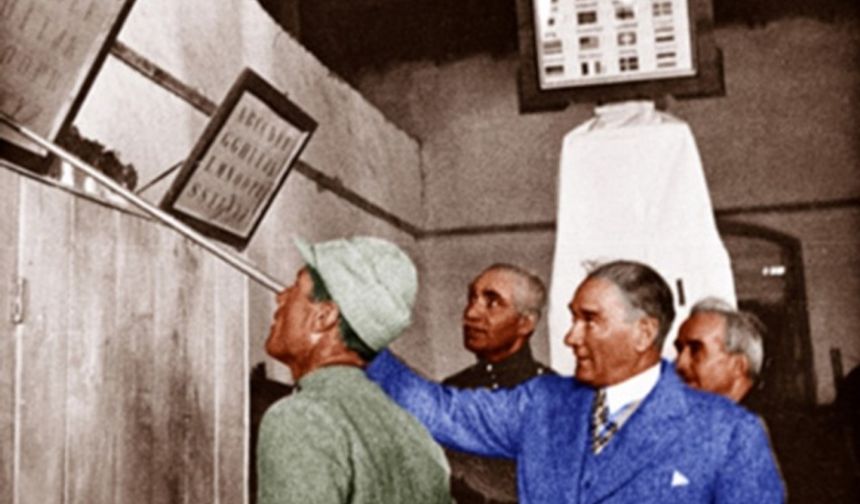 Genel Kurmay'dan renkli Atatürk fotoğrafları...