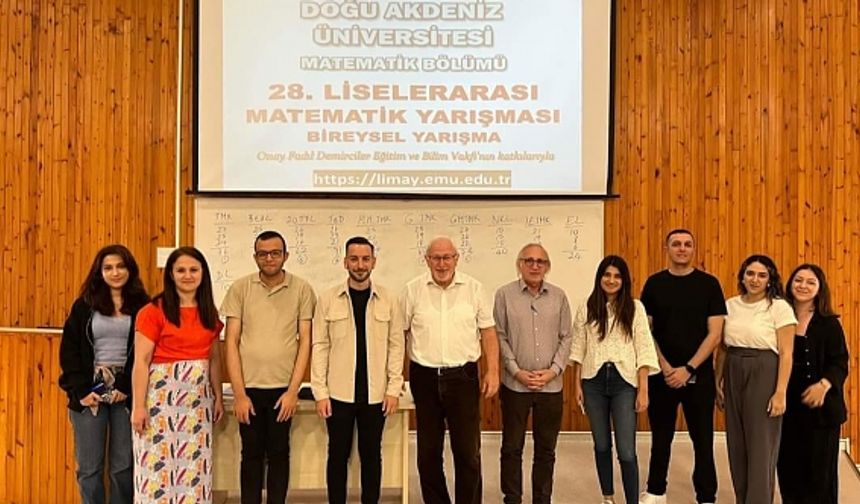 "DAÜ 28. Liselerarası Matematik Yarışması" yapıldı