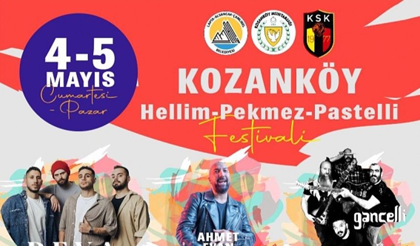 4. Kozanköy Hellim, Pekmez, Pastelli Festivali kötü hava koşulları nedeniyle ertelendi