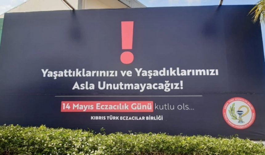 Eczacılardan manidar kutlama!