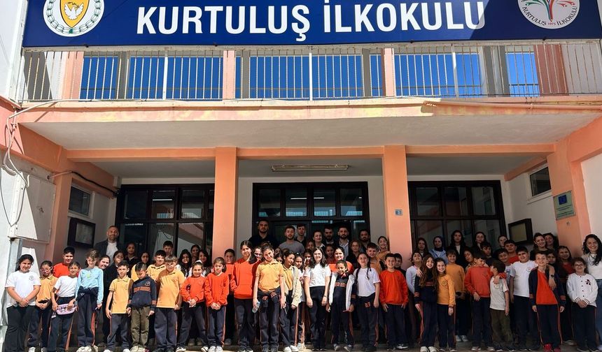 Kurtuluş İlkokulu öğrencilerinden yaratıcı atölye çalışması