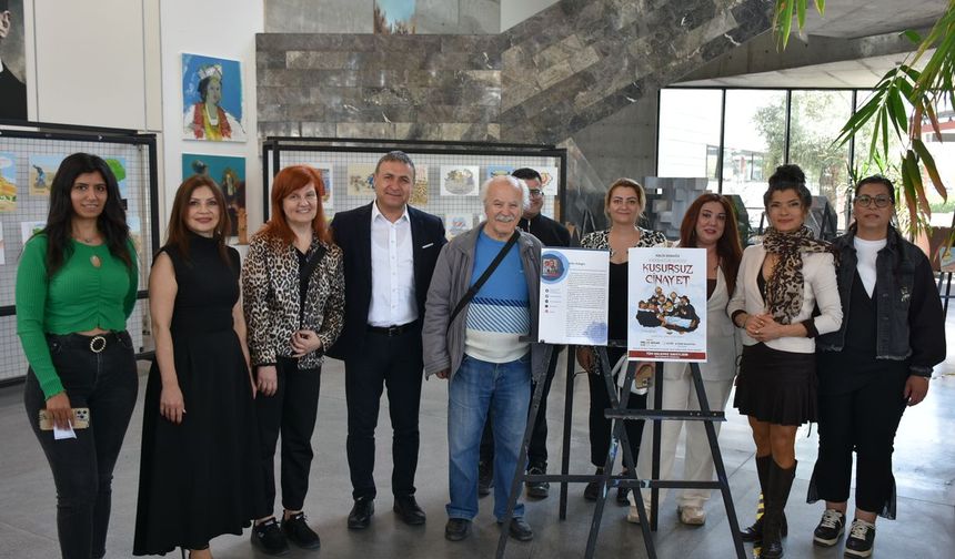 "Kusursuz Cinayet Karikatür Sergisi" açıldı