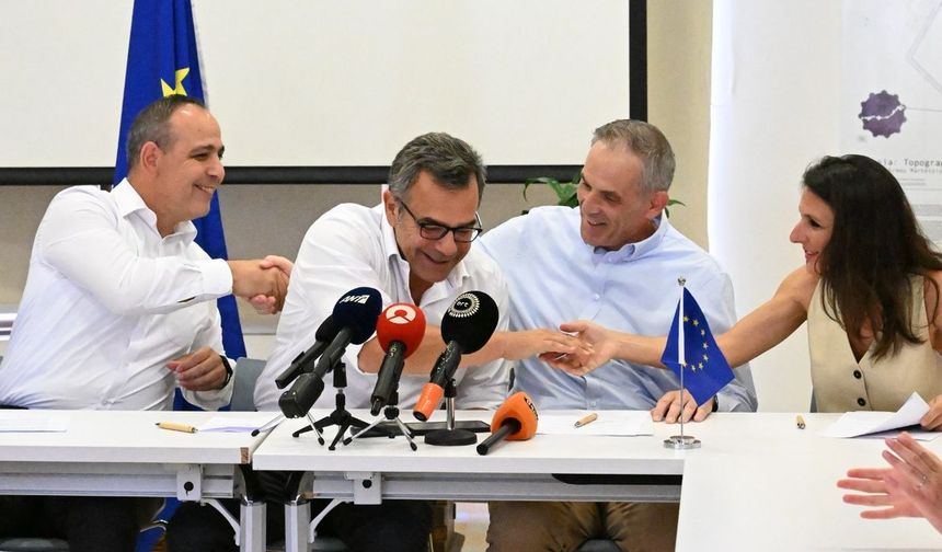 Haspolat Arıtma Tesisi'ne güneş enerjisi sistemi kurulması projesinde imzalar atıldı