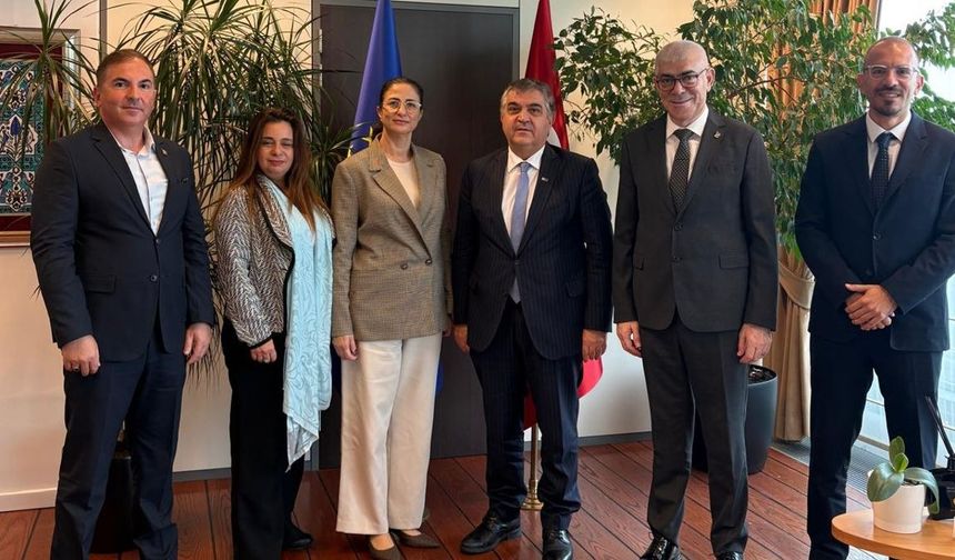 Kıbrıs Türk Sanayi Odası Brüksel'de temaslarda bulundu