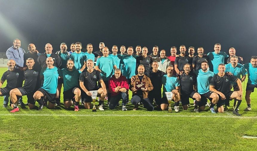 KTÖS ve POED, Güzelyurt'ta dostluk maçı yaptı