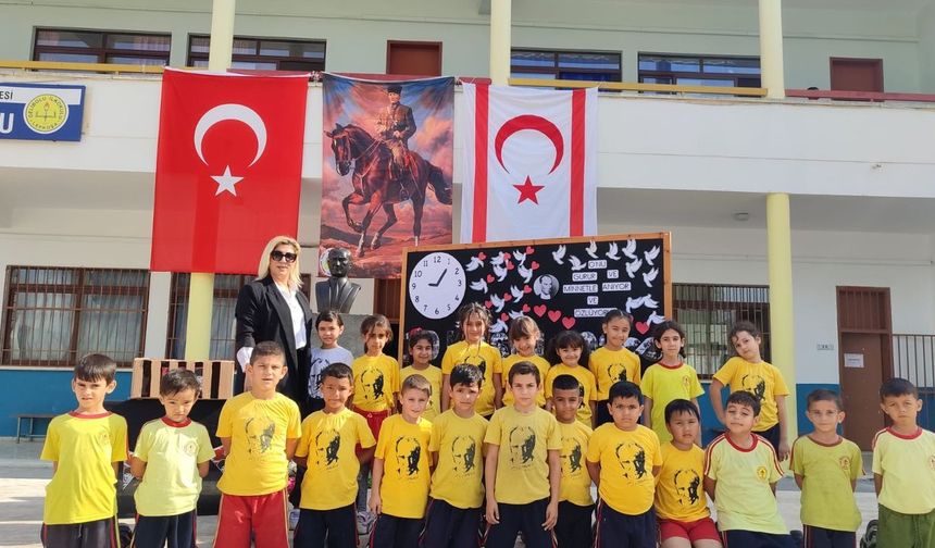 Mustafa Kemal Atatürk, Gelibolu İlkokulu'nda anıldı