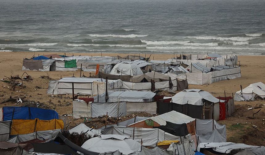 BM: 'Gazze'de Byron Fırtınası nedeniyle, yerinden edilmiş yaklaşık 795 bin kişi sel riski altında'