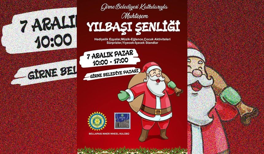 Girne'de pazar günü 'Yılbaşı Şenliği' düzenleniyor