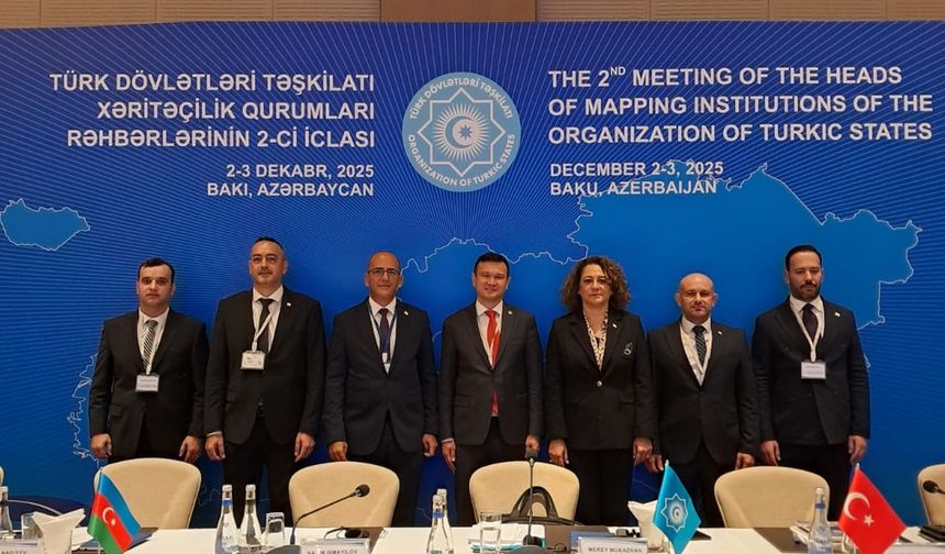 KKTC, Bakü'de düzenlenen TDT Harita Kurumları toplantısında temsil edildi