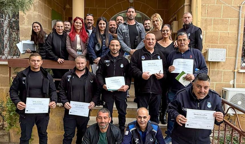 LTB Halk ve Çevre Sağlığı Şubesi ekipleri AB'nin düzenlediği eğitime katıldı