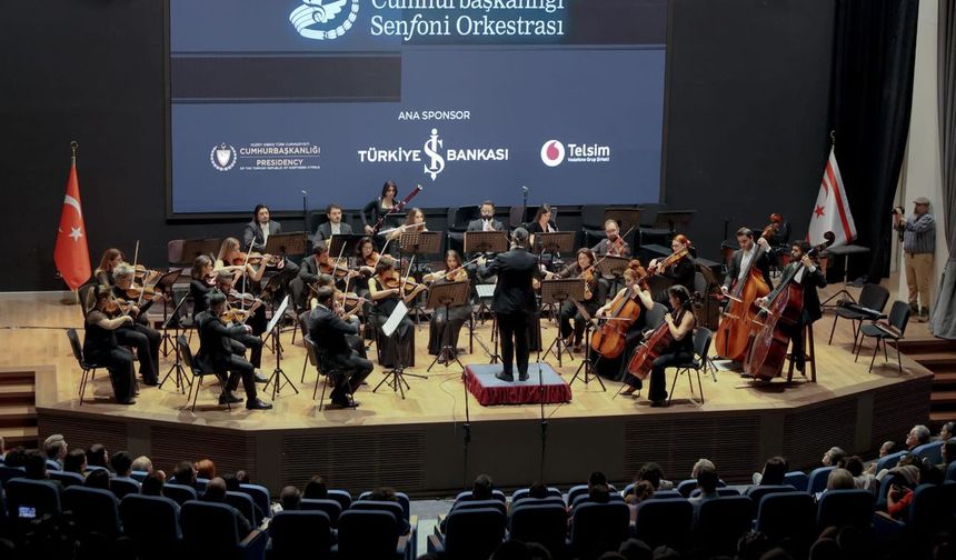 Cumhurbaşkanlığı Senfoni Orkestrası 'Ocak Konserleri' gerçekleştirildi