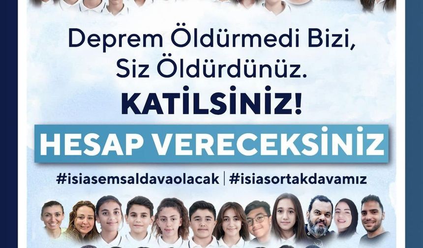 Şampiyon Melekleri Yaşatma Derneği'nden, kamu görevlileri davasının bilinçli taksir kapsamında değerlendirilmesine tepk