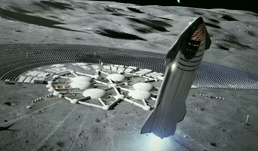 Elon Musk, SpaceX'in Ay'da 'kendi kendine büyüyen şehir' kurmaya odaklanacağını açıkladı