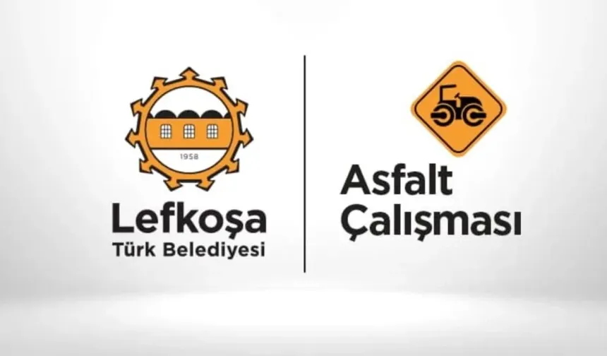 Lefkoşa Türk Belediyesi'nden Küçük Kaymaklı'da asfalt çalışması