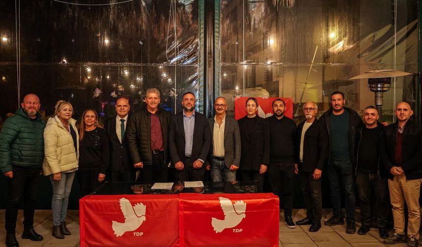 TDP Lefke İlçesi 9. Olağan Kongresi yapıldı:Karabetça yeniden başkan seçildi